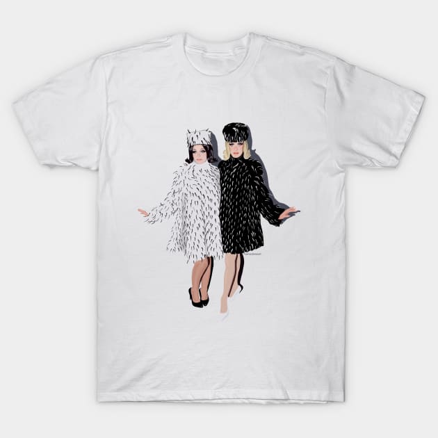 Gigi Goode and Bebe Bad T-Shirt by MamaODea